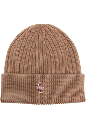 Moncler Logo-patch virgin-wool beanie