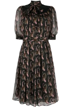Etro Paisley-print silk minidress