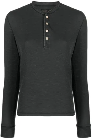 Ralph Lauren Long-sleeved fine-ribbed T-shirt