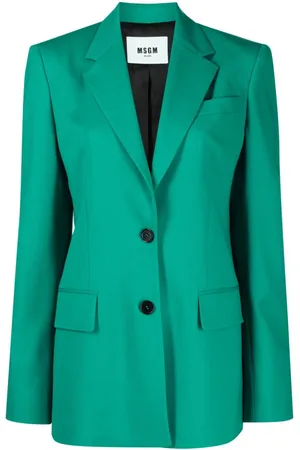 Msgm Slim-cut single-breasted blazer