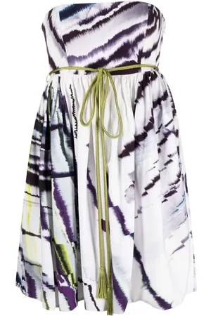 GEMY MAALOUF Off-shoulder flared mini dress