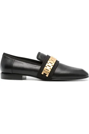 Victoria Beckham Mila chain-link leather loafers