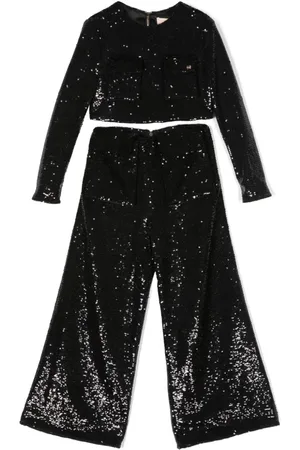 Elisabetta Franchi Sequin-embellished trousers set