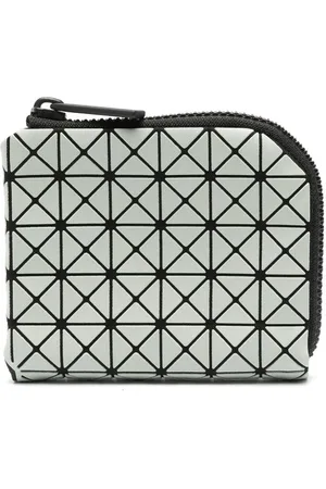 Issey Miyake Geometric-pattern zipped wallet