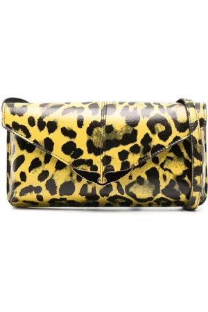 Zadig & Voltaire Borderline leopard-print leather clutch