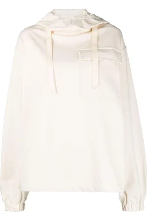 Jil Sander Flap-pocket cotton hoodie