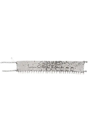 Paco rabanne Pixel crystal-embellished necklace
