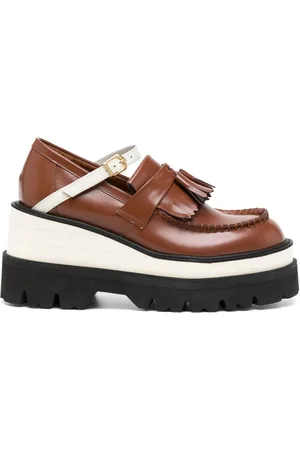 UNDERCOVER 90mm panelled loafers