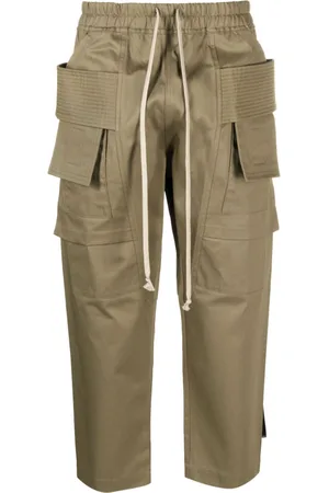 Rick Owens Cropped-leg cargo trousers