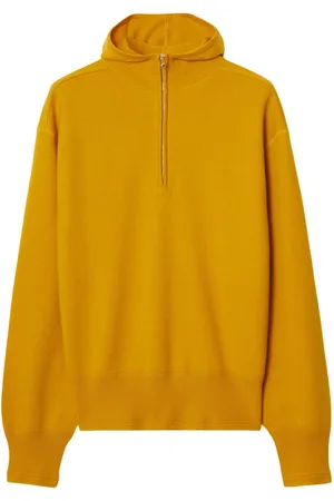 Burberry Half-zip wool hoodie