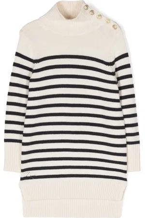 Zadig & Voltaire High-neck striped knitted dress