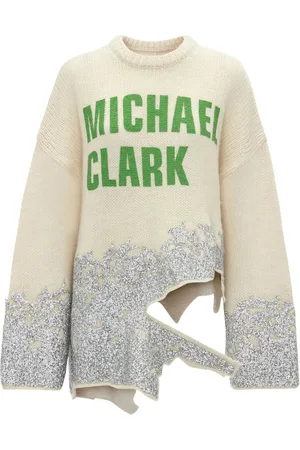 J.W.Anderson X Michael Clark distressed glitter jumper