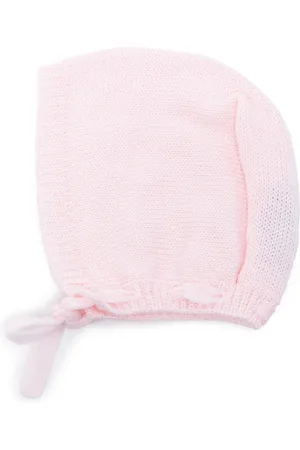 LITTLE BEAR Drawstring virgin wool hat