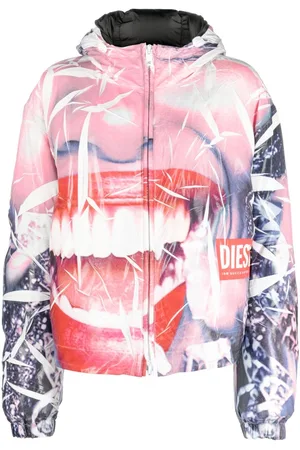 Diesel Smiley face-print jacket