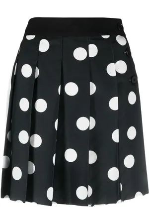 Msgm Polka dot pleated mini skirt