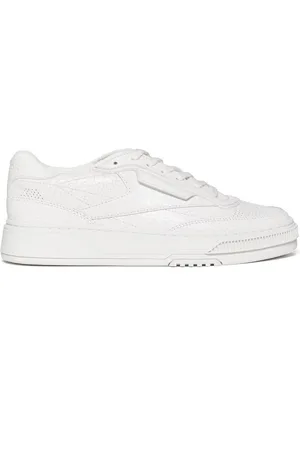 Reebok Club C Ltd cracked leather sneakers