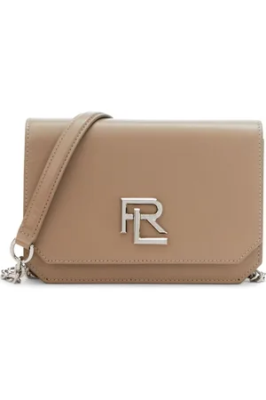 Ralph Lauren Logo-plaque leather crossbody bag