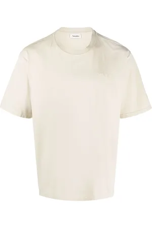 Nanushka Logo-embroidered cotton T-shirt