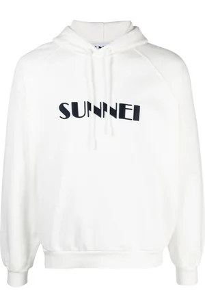 SUNNEI Logo-print drawstring hoodie