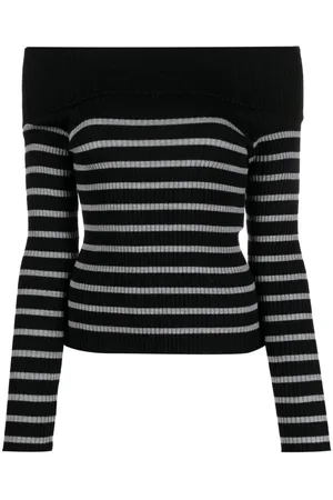 SEMICOUTURE Striped virgin-wool jumper
