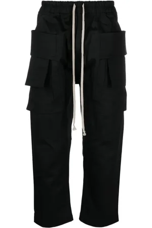 Rick Owens Cropped-leg cargo trousers