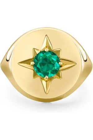 House of Meraki 18kt yellow- Vesper emerald ring