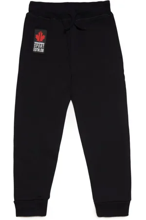 Dsquared2 Logo-patch cotton track pants