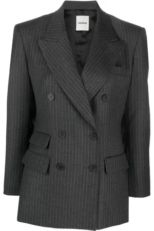 Sandro Pinstripe double-breasted blazer
