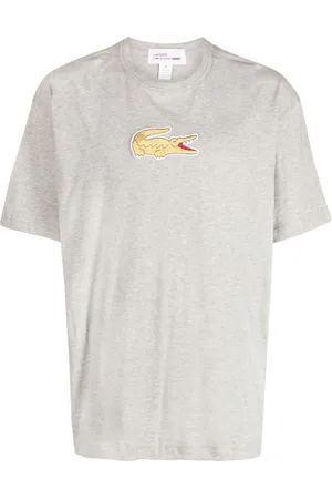 Comme des Garçons X Lacoste logo-patch cotton T-shirt