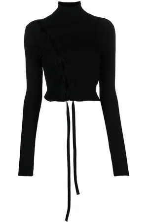 SSHEENA Roll-neck ribbed jumper