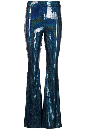 Ilkyaz Ozel Colette sequin-embellished flared trousers