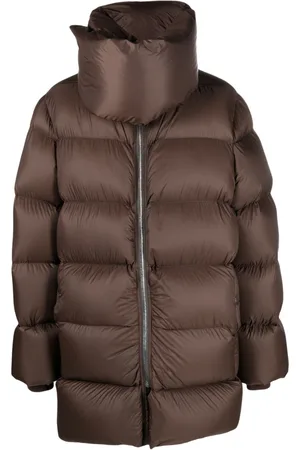 Rick Owens Funnel-neck padded coat