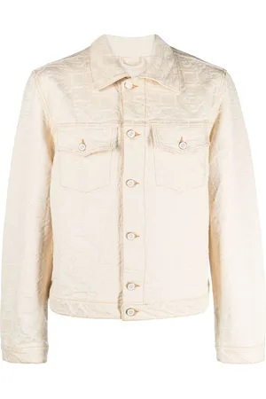 Casablanca Monogram-jacquard denim jacket