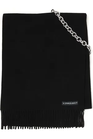 Y / PROJECT Chain-link virgin wool scarf