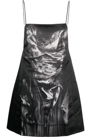 Y / PROJECT Compact-print minidress