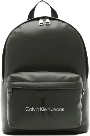 Calvin Klein Jeans logo-patch Buckled Backpack - Farfetch