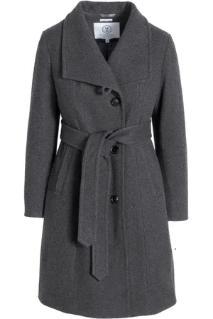 Norwegian Wool City belted-waist coat