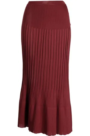 Sonia by Sonia Rykiel Ruffle-detailing ribbed-knit skirt