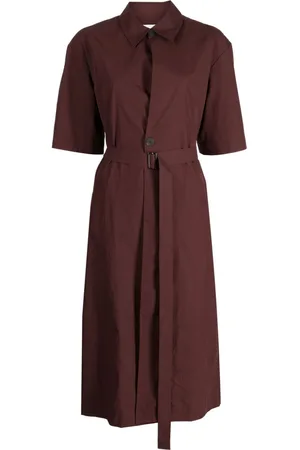 STUDIO NICHOLSON Lugana Wrapover shirtdress