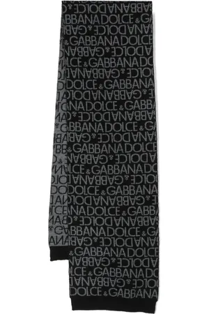 Dolce & Gabbana Logo-print virgin wool scarf