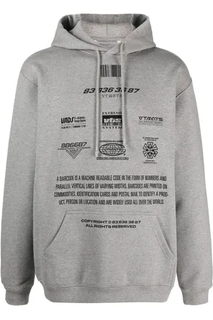 VTMNTS Movie Barcode Definition cotton hoodie