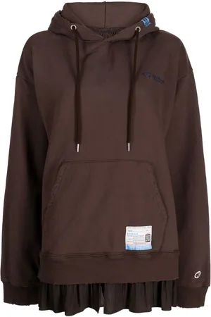 Maison Mihara Yasuhiro Logo-patch cotton hoodie