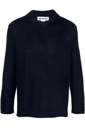 SUNNEI Textured mohair-blend polo short