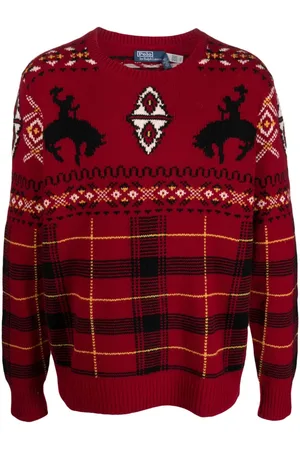 Ralph Lauren Fair isle-knit wool-blend jumper