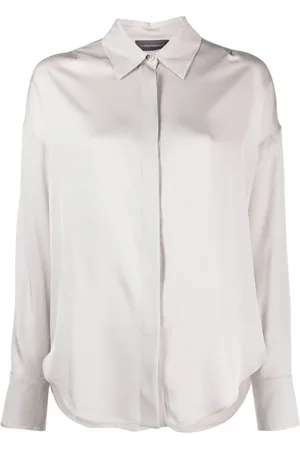 LORENA ANTONIAZZI Luna spread-collar button-up shirt
