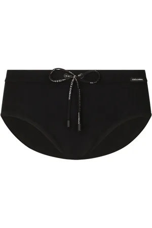 Dolce & Gabbana Logo-print drawstring swimming trunks
