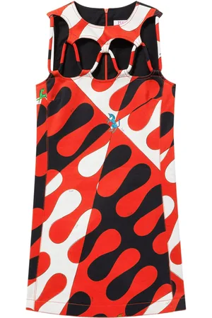 Puccini Leocorno-print minidress