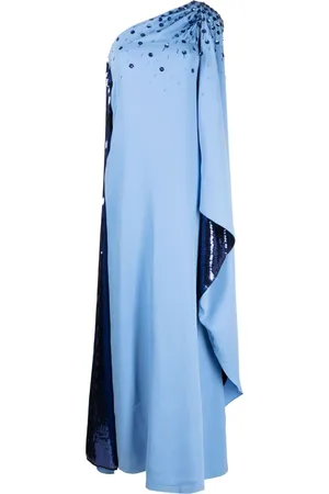 Sachin & Babi Leila crystal-embellished gown
