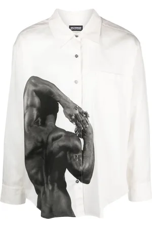 Honey Fucking Dijon X Robert Mapplethorpe photograph-print cotton shirt