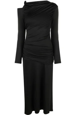 Victoria Beckham Ruched-detail midi dress